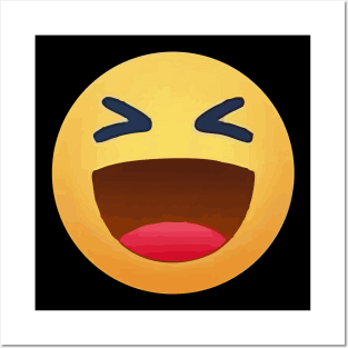 Laughing Emoji Posters and Art